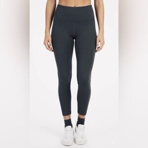 Beyond Yoga Leggings Women Sz M Grey Spacedye High Waisted Caught In The Midi
